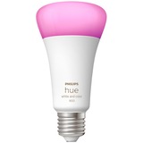 Philips HUE Pack de 1 E27, Lámpara LED Philips Hue White and Color ambiance Pack de 1 E27, Bombilla inteligente, Blanco, Bluetooth/Zigbee, LED, E27, 2000 K