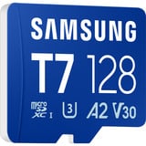 Samsung T7 microSDXC 128 GB, Tarjeta de memoria azul