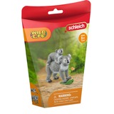 Schleich Vida Salvaje Koala Mother and Baby, Muñecos 3 año(s), Verde, Gris