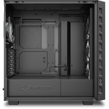 Sharkoon Rebel C80G RGB, Cajas de torre negro