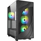 Sharkoon Rebel C80G RGB , Cajas de torre negro