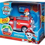 Spin Master PATRULLA CANINA - COCHE TELEDIRIGIDO DE MARSHALL - Coche RC de Marshall con 2 Direcciones Fácil de Manejar para Principiantes Patrulla Canina - 2.4GHZ hasta 76m - 6054195 - Juguetes Niños 3 Años +, Radiocontrol rojo/Plateado