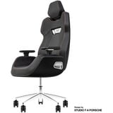 Thermaltake ARGENT E700 Silla para videojuegos de PC Negro, Asientos de juego negro, Silla para videojuegos de PC, 150 kg, 170 cm, 190 cm, Plata, Aluminio