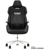 Thermaltake ARGENT E700 Silla para videojuegos de PC Negro, Asientos de juego negro, Silla para videojuegos de PC, 150 kg, 170 cm, 190 cm, Plata, Aluminio