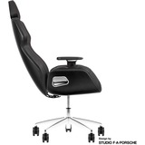 Thermaltake ARGENT E700 Silla para videojuegos de PC Negro, Asientos de juego negro, Silla para videojuegos de PC, 150 kg, 170 cm, 190 cm, Plata, Aluminio