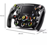 Thrustmaster Formula Wheel Add-On Ferrari SF-25 Edition, Volante de recambio negro, Volante de carreras, Negro, Fibra de carbono, 10,9 cm (4.3"), Thrustmaster T818, Thrustmaster T598, 280 mm