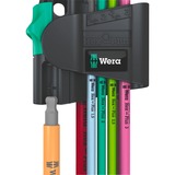 Wera 950/7 Hex-Plus Multicolour Magnet 1 juego de llaves Allen, 7 piezas, Destornillador 