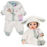ZAPF Creation BABY born® Disfraz de Oveja 43cm, Accesorios para muñecas 