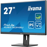 iiyama ProLite XUB2763HSU-B1 pantalla para PC 68,6 cm (27") 1920 x 1080 Pixeles Full HD LED Negro, Monitor LED negro (mate), 68,6 cm (27"), 1920 x 1080 Pixeles, Full HD, LED, 3 ms, Negro