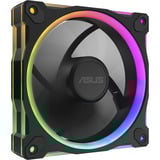 ASUS Prime MR120 Fan ARGB Reverse Black 3in1 Carcasa del ordenador Ventilador 12 cm Negro 3 pieza(s) negro, Ventilador, 12 cm, 1600 RPM, Negro