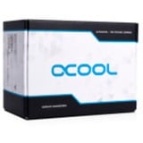 Alphacool Depósito de compensación Core 100 Aurora D5/VPP Acetal/Acrílico, Depósito de expansión negro