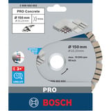 Bosch 2 608 602 653 no categorizado, Hoja Concreto, 15 cm, 2,22 cm, 2,4 mm
