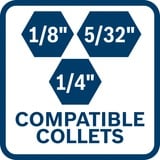 Bosch GCU 18V-30 PROFESSIONAL 30000 RPM Negro, Azul, Rojo, Acero inoxidable, Cortador rotatorio azul/Negro, Pistola atornilladora, Mango recto, 1/4", Negro, Azul, Rojo, Acero inoxidable, Sin escobillas, IPX5