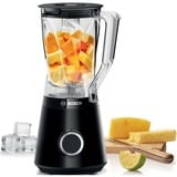 Bosch Serie 4 MMB6141B licuadora 1,5 L Batidora de vaso 1200 W Negro, Batidora depie negro, Batidora de vaso, 1,5 L, Función de impulso, Picahielos, 1 m, 1200 W