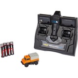 Carson Unimog U400 modelo controlado por radio Camión Motor eléctrico 1:87, Radiocontrol naranja/Gris, Camión, 1:87, 8 año(s)