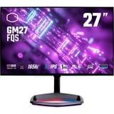 Cooler Master Gaming GM27-FQS ARGB 68,6 cm (27") 2560 x 1440 Pixeles Quad HD LED Negro, Monitor de gaming negro, 68,6 cm (27"), 2560 x 1440 Pixeles, Quad HD, LED, 1 ms, Negro