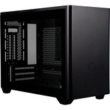 Cooler Master MasterBox NR200P Escritorio Negro, Cajas de torre negro, Escritorio, PC, Negro, Mini-DTX, Mini-ITX, Malla, Plástico, SGCC, Acero, Vidrio templado, 15,5 cm