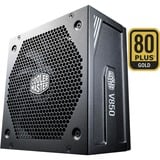 Cooler Master V850 Gold-V2 unidad de fuente de alimentación 850 W 24-pin ATX ATX Negro, Fuente de alimentación de PC negro, 850 W, 100 - 240 V, 50/60 Hz, 13 - 6 A, Activo, 130 W
