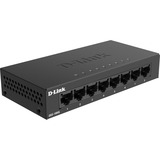 D-Link DGS-108GL No administrado Gigabit Ethernet (10/100/1000) Negro, Interruptor/Conmutador No administrado, Gigabit Ethernet (10/100/1000)