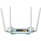 D-Link R15 router inalámbrico Gigabit Ethernet Doble banda (2,4 GHz / 5 GHz) Blanco Wi-Fi 6 (802.11ax), Doble banda (2,4 GHz / 5 GHz), Ethernet, Blanco, Router de sobremesa