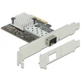 DeLOCK 89100 tarjeta y adaptador de interfaz Interno PCIe, SFP+, Adaptador de red PCIe, PCIe, SFP+, Perfil bajo, PCIe 3.0, Acero inoxidable, PC