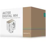 DeepCool AK700 DIGITAL WH, Disipador de CPU blanco