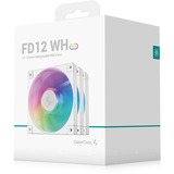 DeepCool FD12 ARGB WH 120x120x25, Ventilador blanco
