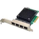 Digitus Ethernet 4 puertos 2,5G, Adaptador de red 