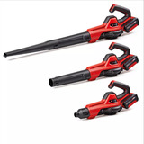 EINHELL Soplador de hojas a batería Power X-Change GE-UB 18/250 Li E, 18 Voltios rojo/Negro
