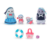 EPOCH Sylvanian Families - Familia de Focas, Juegos de construcción 