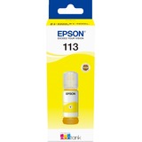 Epson 113 EcoTank Pigment Yellow ink bottle, Tinta Amarillo, Epson, Ecotank ET-5880, EcoTank ET-5850, EcoTank ET-5800, EcoTank ET-16650, EcoTank ET-16600, 6000 páginas, 70 ml, Pigment