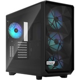 Fractal Design Meshify 2 RGB Negro, Cajas de torre negro, PC, Negro, ATX, EATX, micro ATX, Mini-ITX, Acero, Vidrio templado, Multi, Ventiladores de la caja