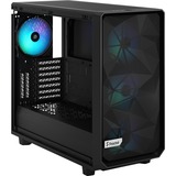 Fractal Design Meshify 2 RGB Negro, Cajas de torre negro, PC, Negro, ATX, EATX, micro ATX, Mini-ITX, Acero, Vidrio templado, Multi, Ventiladores de la caja