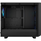 Fractal Design Meshify 2 RGB Negro, Cajas de torre negro, PC, Negro, ATX, EATX, micro ATX, Mini-ITX, Acero, Vidrio templado, Multi, Ventiladores de la caja