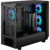 Fractal Design Meshify 2 RGB Negro, Cajas de torre negro, PC, Negro, ATX, EATX, micro ATX, Mini-ITX, Acero, Vidrio templado, Multi, Ventiladores de la caja