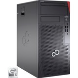 Fujitsu ESPRIMO P9010 DDR4-SDRAM i5-10500 Escritorio Intel® Core™ i5 8 GB 512 GB SSD Windows 10 Pro PC Negro, Rojo, Plata, PC completo negro, 3,1 GHz, Intel® Core™ i5, 8 GB, 512 GB, DVD Super Multi, Windows 10 Pro