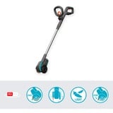 GARDENA Akku-Fugenbürste EasyWeed 1800/18V P4A solo, Eliminador de malas hierbas gris/Turquesa
