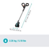 GARDENA Akku-Fugenbürste EasyWeed 1800/18V P4A solo, Eliminador de malas hierbas gris/Turquesa