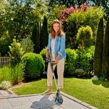 GARDENA Akku-Fugenbürste EasyWeed 1800/18V P4A solo, Eliminador de malas hierbas gris/Turquesa