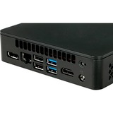 Intel® NUC 11 Essential Kit - NUC11ATKPE UCFF Negro N6005 2 GHz, Barebone negro, UCFF, Mini PC barebone, DDR4-SDRAM, Ethernet, Wi-Fi 5 (802.11ac), 65 W