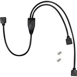 Inter-Tech RGB Verteiler 2-fach 0,48 m S-Video (4-pin) 2 x S-Video (4-pin) Negro, Cable Y negro, 0,48 m, S-Video (4-pin), 2 x S-Video (4-pin), Hembra, Hembra, Negro