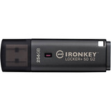 Kingston IronKey Locker+ 50 G2 256 GB, Lápiz USB antracita