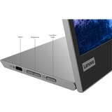 Lenovo L15 LED display 39,6 cm (15.6") 1920 x 1080 Pixeles Full HD Negro, Gris, Monitor LED negro, 39,6 cm (15.6"), 1920 x 1080 Pixeles, Full HD, LED, 14 ms, Negro, Gris