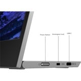Lenovo L15 Monitor, Monitor LED negro, 39,6 cm (15.6"), 1920 x 1080 Pixeles, Full HD, LED, 14 ms, Negro, Gris