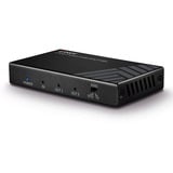 Lindy 38235 divisor de video HDMI 2x HDMI, Splitter HDMI negro, HDMI, 2x HDMI, 3840 x 2160 Pixeles, Negro, Metal, CE, FCC, RoHS, REACH, California Proposition 65