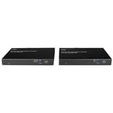 Lindy 38349 extensor audio/video Transmisor y receptor de señales AV Negro, Alargador de HDMI negro, 3840 x 2160 Pixeles, Transmisor y receptor de señales AV, 70 m, Alámbrico, Negro, HDCP