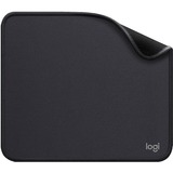 Logitech 956-000049 alfombrilla para ratón Grafito, Alfombrilla de ratón negro, Grafito, Monocromo, Nylon, Poliéster, Caucho, Base antiderrapante