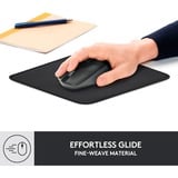 Logitech Mouse Pad - Studio Series Grafito, Alfombrilla de ratón negro, Grafito, Monocromo, Nylon, Poliéster, Caucho, Base antiderrapante