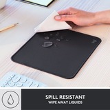 Logitech Mouse Pad - Studio Series Grafito, Alfombrilla de ratón negro, Grafito, Monocromo, Nylon, Poliéster, Caucho, Base antiderrapante