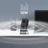 Logitech Z207 Negro Inalámbrico y alámbrico 5 W, Altavoces de PC negro, 2.0 canales, Inalámbrico y alámbrico, 5 W, Negro